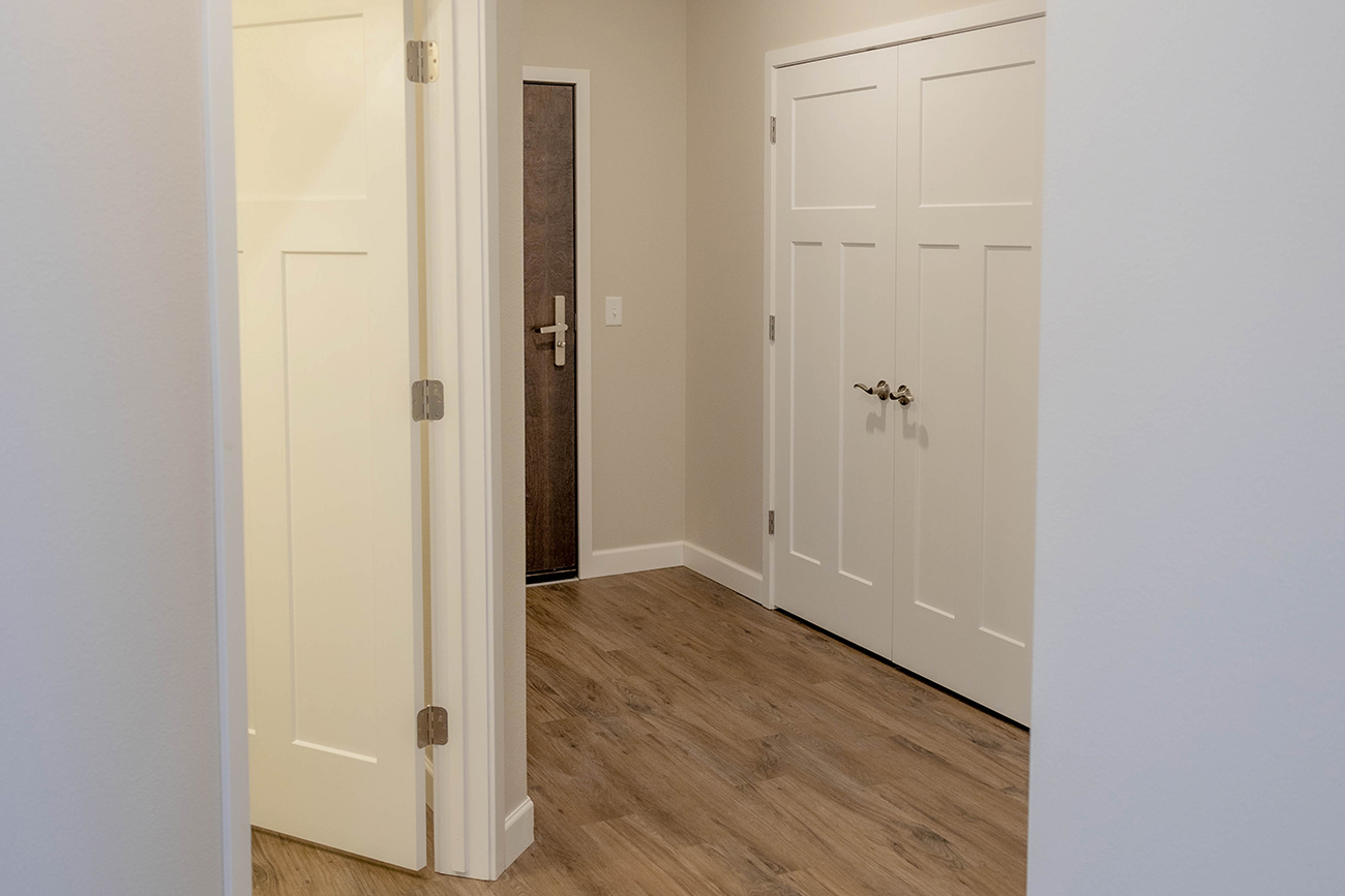 Large entry closets in select homes